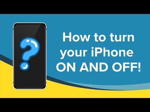 How to Turn an iPhone On and Off