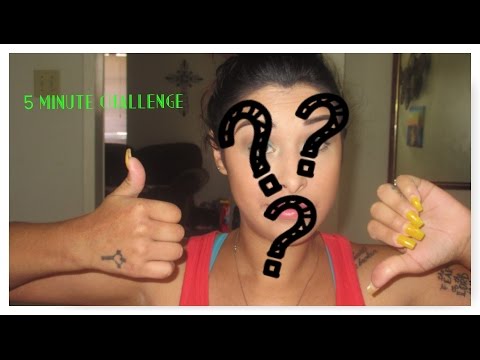5 Minute Makeup Challenge | Sami❤