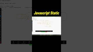 Static in JavaScript 🔥 | Static Methods & Properties | JS Shorts | Trail and Teach