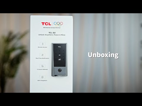 Unboxing TCL D2 Smart Lock