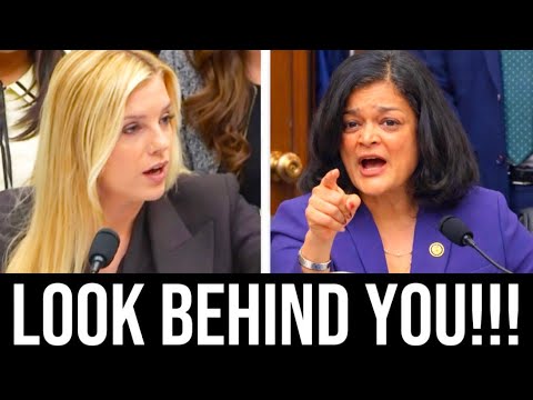 Rep Jayapal UNLOADS On Bondi For IGNORING Victims Standing Behind Her