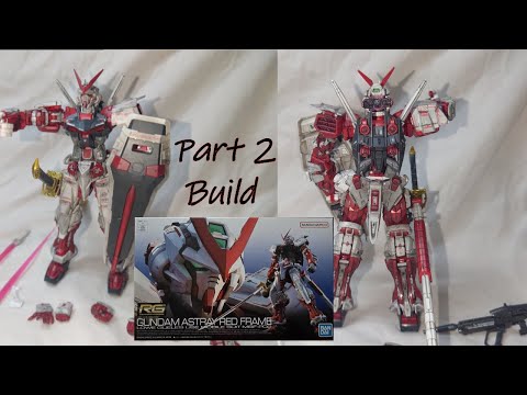 Achieving victory against an evil part whilst building the real grade red astray Gundam 1/144 scale