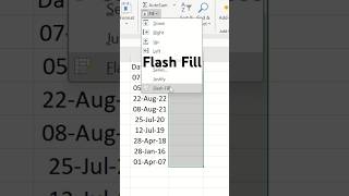 Flash Fill on Excel, #flashfill #excel #flash #fill #exceltips #exceltricks #exceltutorial