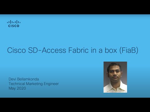 Cisco SD-Access Fabric in a Box (FiaB)