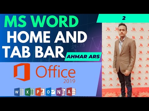 Microsoft Word Home tab Complete tutorial | Ahmar ARS