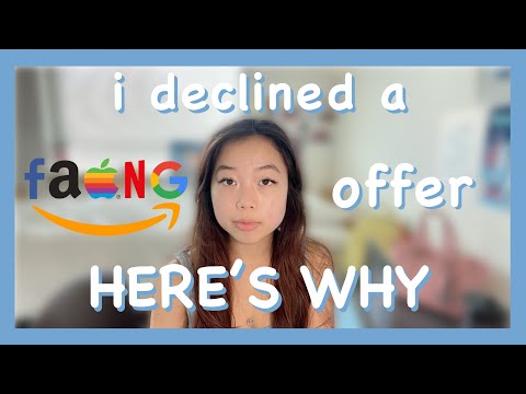 I declined a FAANG internship offer...Here's why | SWE Internship Reveal | Amazon/Roblox/Capital One