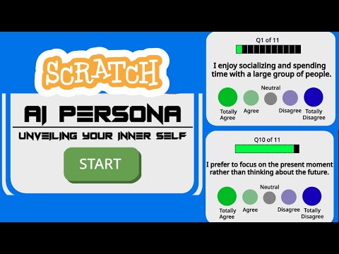 Scratch Psychology Project | Psychology Coding Project | AI Persona | Unveiling your Inner-self