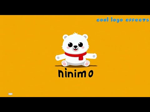 Ninimo Fluffy Polar Bear Ident Cool Logo Effects