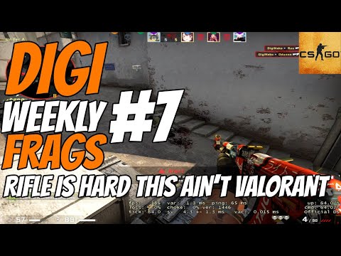 CSGO DIGIFRAG #7 | RIFLE IS HARD THIS AIN'T VALORANT ft. comms