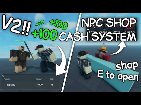 HOW TO MAKE AN NPC SHOP AND COINS SYSTEM V2 [Roblox Studio Tutorial]