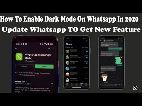 WhatsApp Dark Mode! How to enable on iOS and Android Drak Mode How To Enable Dark Mode In a WhatsApp