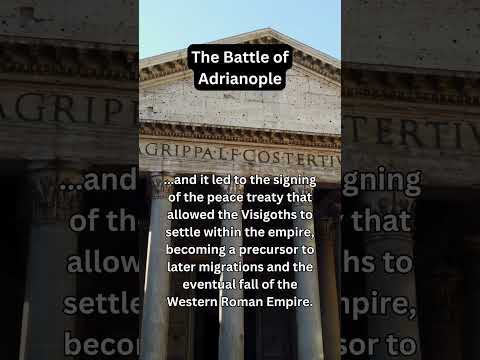 The Battle of Adrianople 378 AD: Rome’s Crushing Defeat by the Goths ⚔️🛡️