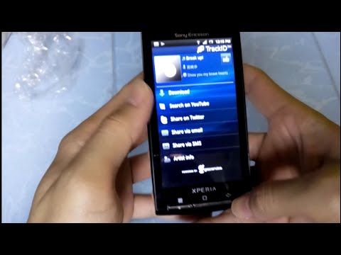 Sony Ericsson X10i Android 2.3.3  menu and ringtones part 2