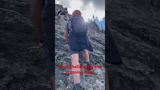 #hikingchallenge #explore #rockclimbing#challengeyourself #banffalberta #music #canada