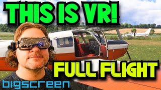 I CAN FINALLY ENJOY MSFS 2024 VR - Bigscreen Beyond 2 FULL Flight - The PIPERS ARE BACK! RTX 5090