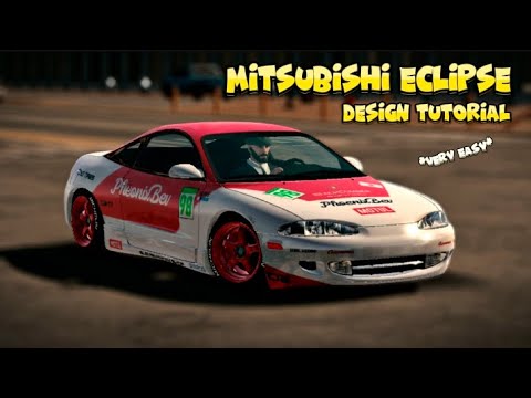 (VERY EASY) MITSUBISHI ECLIPSE DESIGN TUTORIAL in Car Parking Multiplayer #carparkingmultiplayer