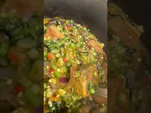 Okro soup. Yay or Nay? #okrosoup #okrasoup #delicacy #africa #trend #viral