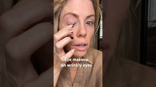 Eye makeup on wrinkly eyes #facelab #wrinkles #hoodedeyes #stepbysteptutorial #viralmakeup