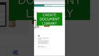 How to Create a Document Library in SharePoint Online  #sharepoint
