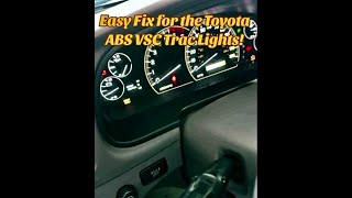 How to diagnose & replace the dreaded Toyota ABS/ VSC/ Trac Lights on & replace the Skid Control ECU