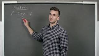 How To Factor (Perfect Squares) The EASY Way - Full Algebra Tutorial