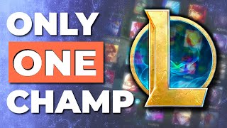 Why One-Tricking is The MOST Broken Strategy?