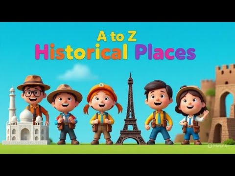 A to Z Historical Places for Kids – Fun Learning Adventure!