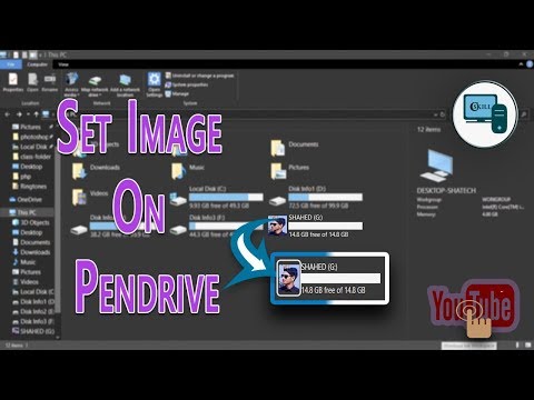 Set Image On Pen Drive || Computer skill ##