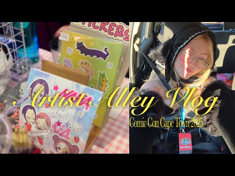 artist alley vlog ✦ comic con Cape Town 2025