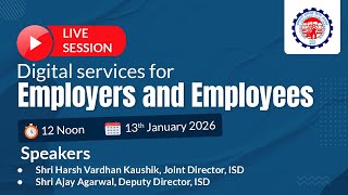 🔴 LIVE | Digital Services for Employers and Employees
