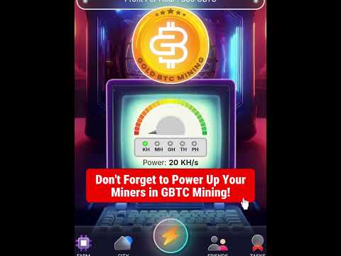 🎮 Don’t Forget to Power Up Your Miners in GBTC Mining!