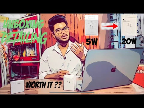 20w Apple power adapter (type - c ) Output Charger | UNBOXING & DETAILING | Hindi
