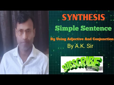 SIMPLE SENTENCE BY USING ADJECTIVE AND CONJUNCTION