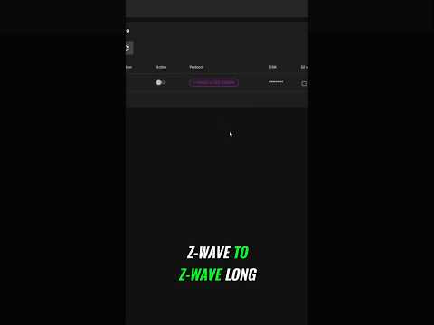How to enable Z-Wave Long Range!
