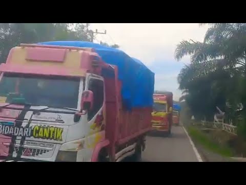Cctv Truck lampung tbb compoy muatan singkong oleng jammaah seru..