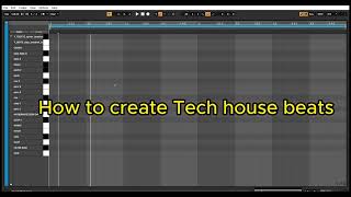ABLETON TECH HOUSE BEAT TUTORIAL | TECH HOUSE BEATS | TECH HOUSE MUSIC | TECH VIBES