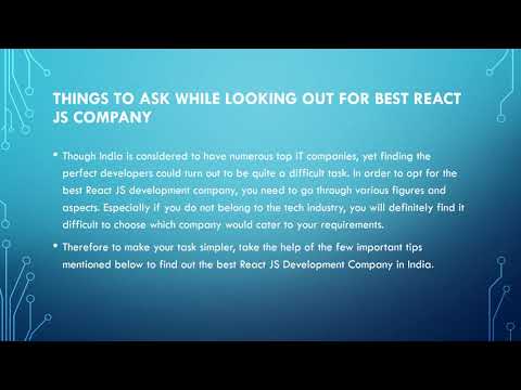 Best React JS Development Company in India