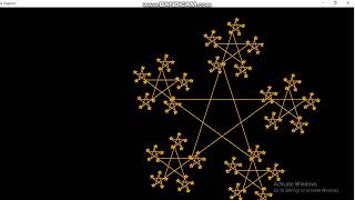 "Mesmerizing Galactic Symphony: Creating Stunning Centered Stars with Python Turtle Graphics!"