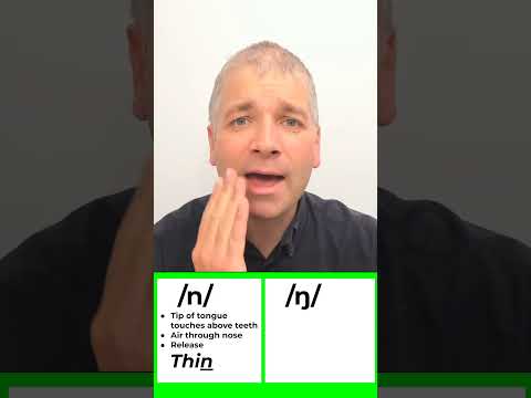 Similar Sounds in English: THIN or THING? (Part 14 of 35)