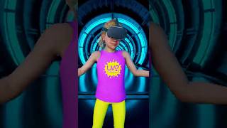 The girl trapped in a VR tunnel