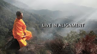 This is Why You're Unhappy | Monk Teaches "Alignment" Concept