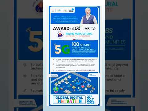 Award of 5g LAB to INDIA AGRICULTURE RESEARCH INSTITUTE,NEW DELHI