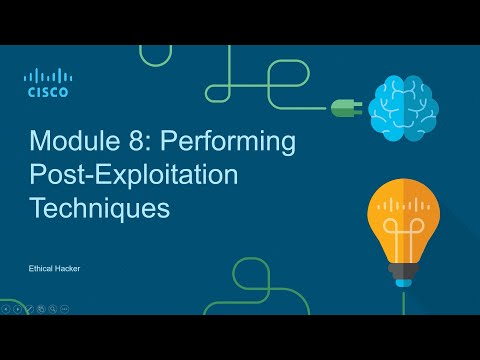 Module 8 Performing Post Exploitation Techniques