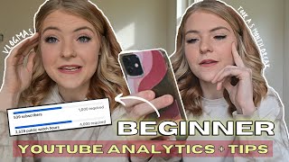 what happens when you take a break on youtube... *realistic* beginner analytics & tips to grow 2023