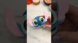 STITCH 💙🩵 #cakedbyrach #cupcake #cakedesign #cake #stitch #liloandstitch #shortsfeed #baking #cute