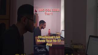 Oliveboard Live Mock Test 16-17 August || SSC CGL 2025🎯💯 #livemocktest #oliveboard #ssccgl