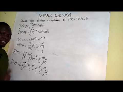 Laplace transform: Sinh at using first principle Derivative