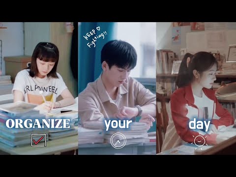 How to manage & organize your day⏳|Five tips to organize your day| kdrama+cdrama