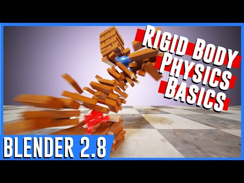How to Create Easy Rigid Body Physics Animations in Blender 2.8 - Blender Simulation Tutorial