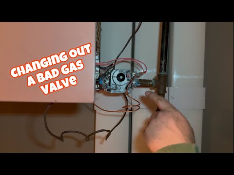 How to replace a gas valve Reznor Unit heater!